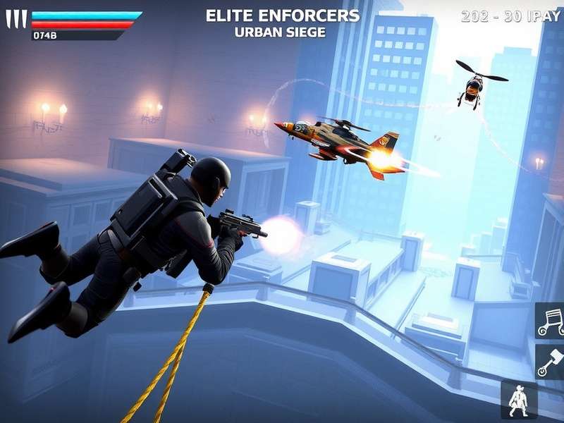 Elite Enforcers Urban Siege Gameplay Screenshot